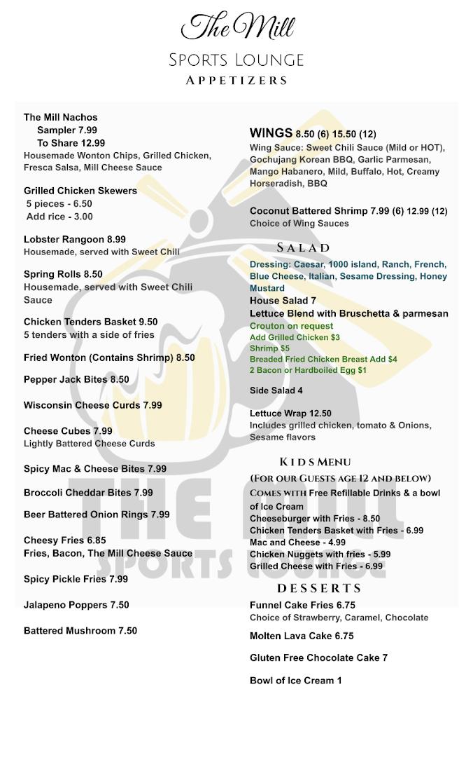 The Mill Sports Lounge